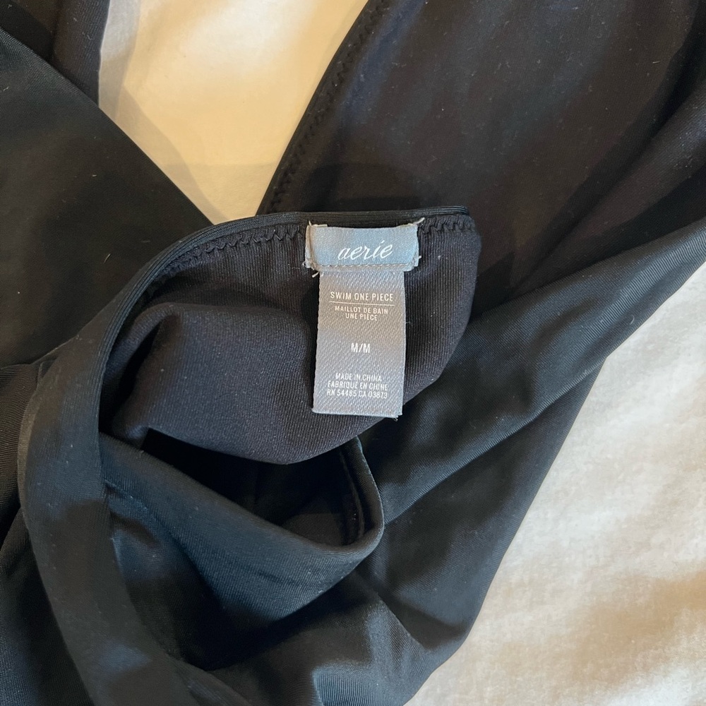 Black Aerie One Piece Swimsuit